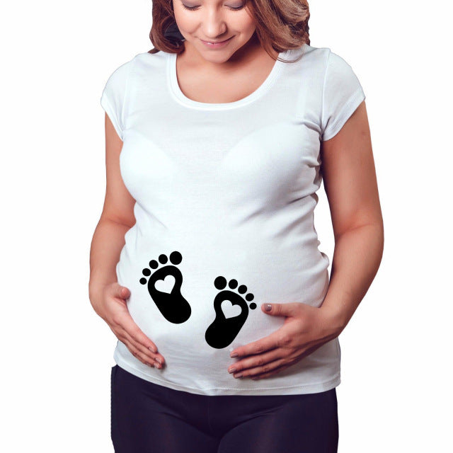 Laugh, Glow & Grow – Fun Maternity T-Shirt