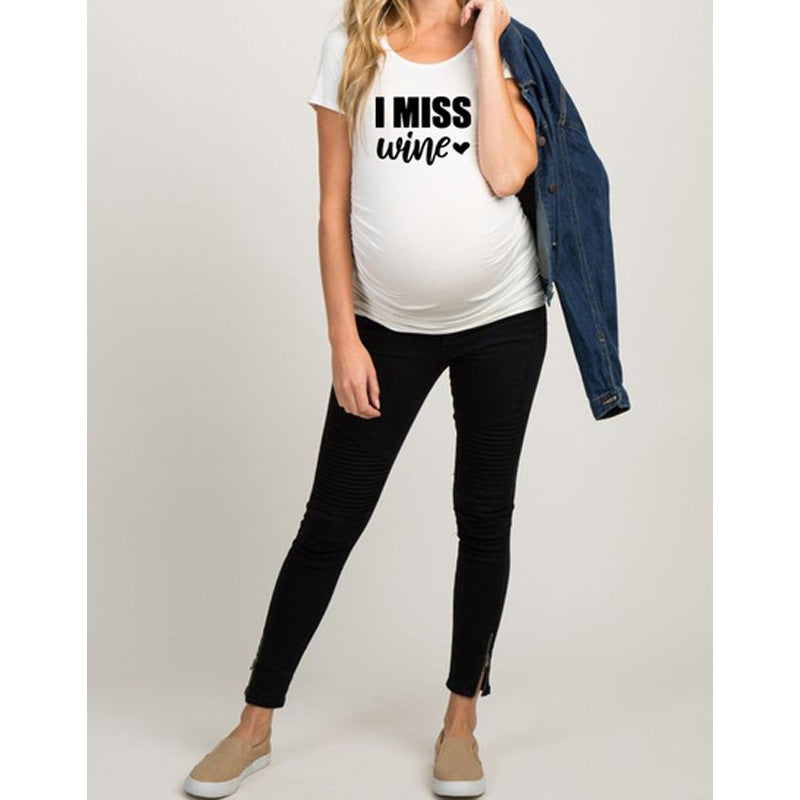 Laugh, Glow & Grow – Fun Maternity T-Shirt