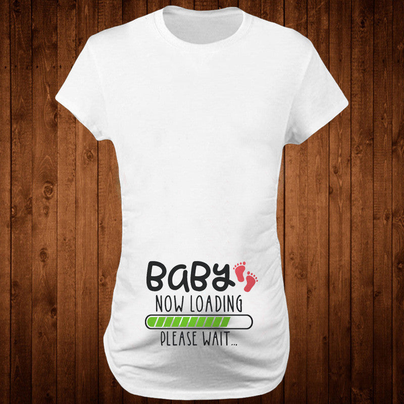 Laugh, Glow & Grow – Fun Maternity T-Shirt