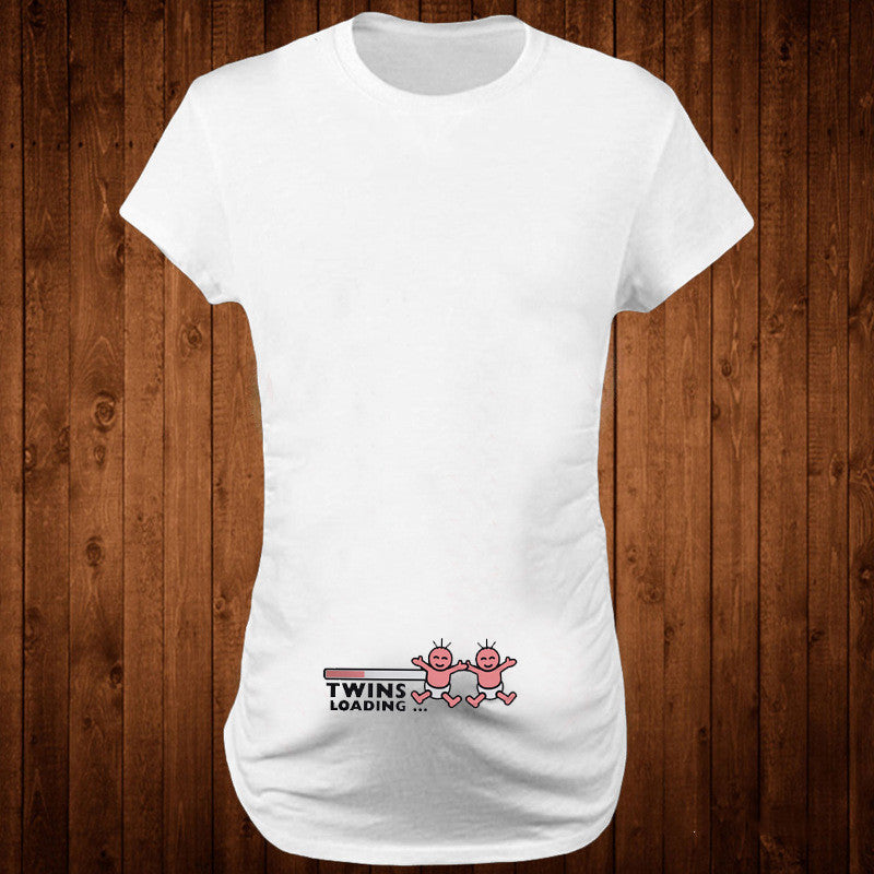 Laugh, Glow & Grow – Fun Maternity T-Shirt