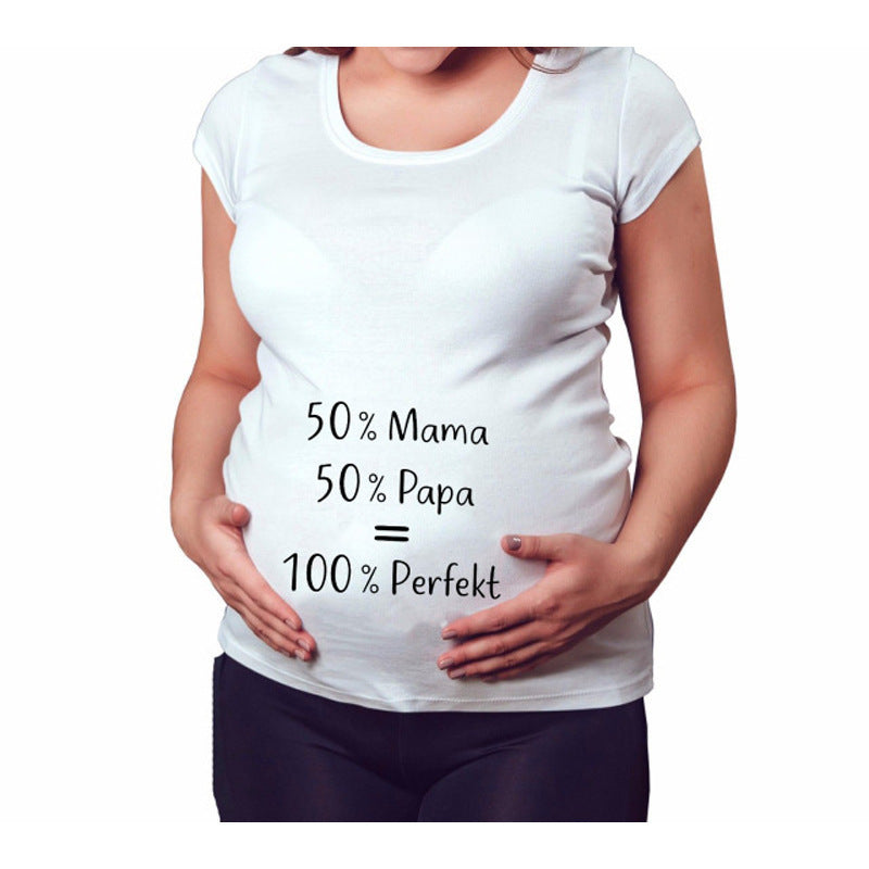 Laugh, Glow & Grow – Fun Maternity T-Shirt