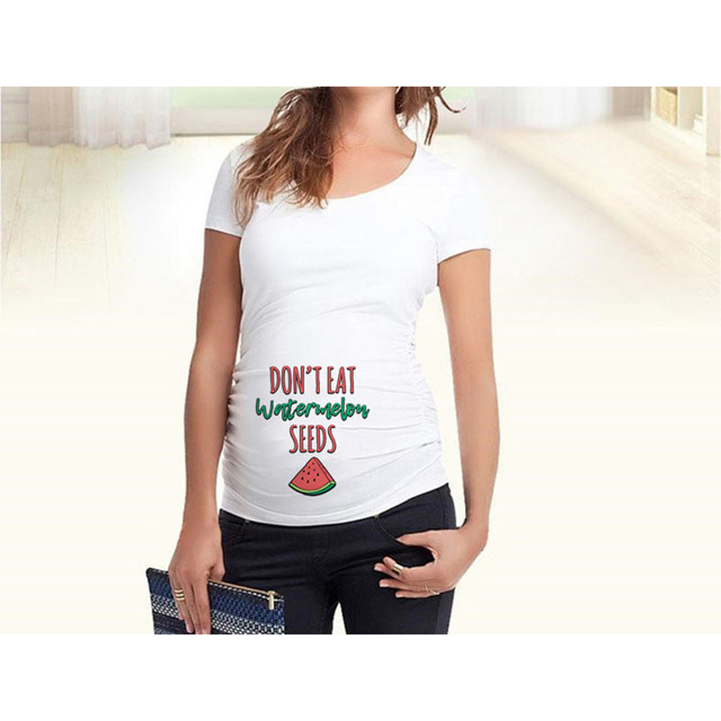 Laugh, Glow & Grow – Fun Maternity T-Shirt