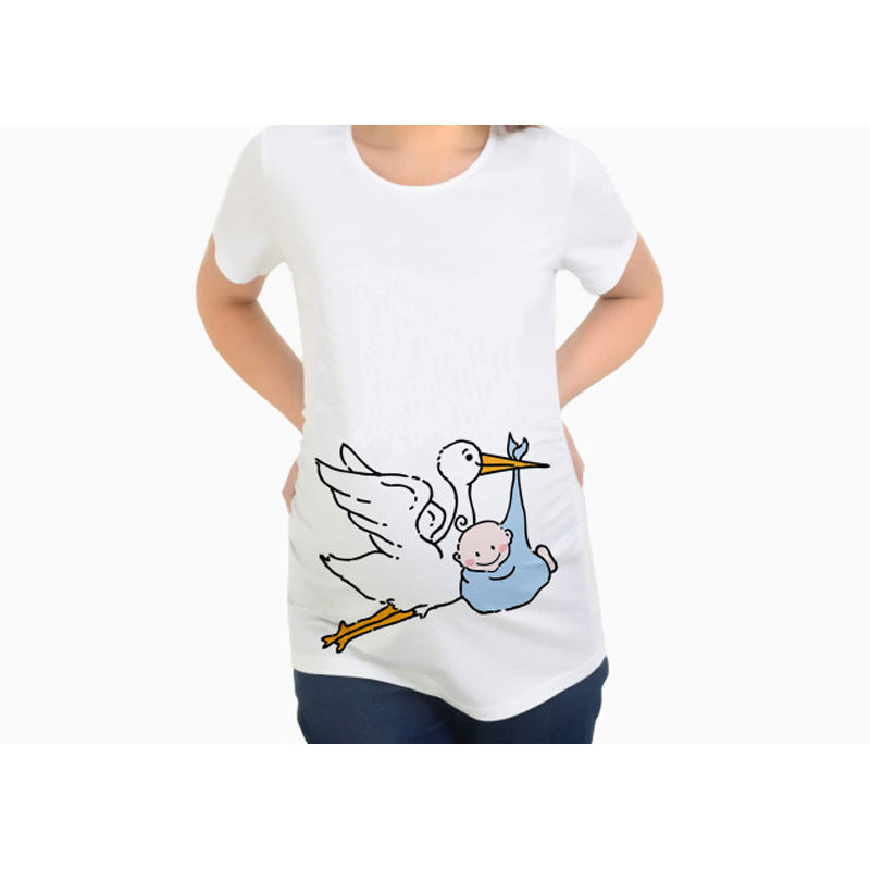 Laugh, Glow & Grow – Fun Maternity T-Shirt