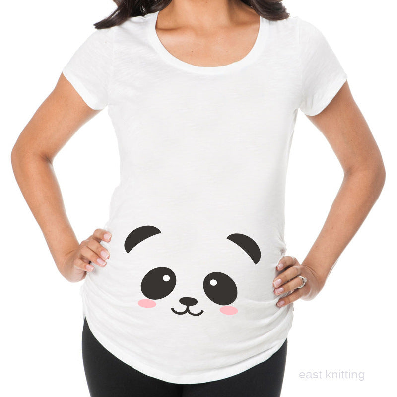 Laugh, Glow & Grow – Fun Maternity T-Shirt