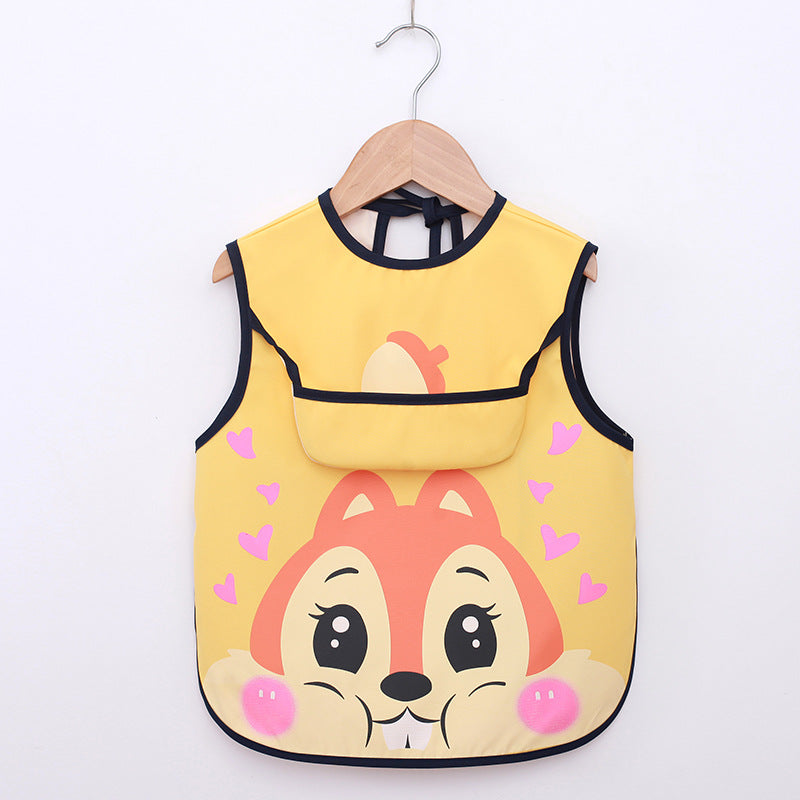 Summer Thin Baby Waterproof Eating Overalls