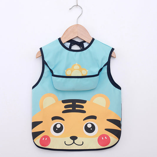 Summer Thin Baby Waterproof Eating Overalls