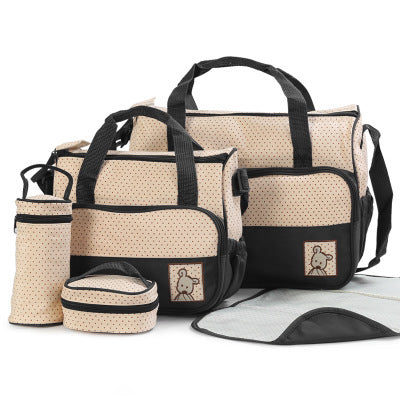 All-in-One Diaper Bag Set for Stylish On-the-Go Moms