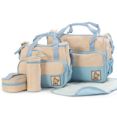 All-in-One Diaper Bag Set for Stylish On-the-Go Moms
