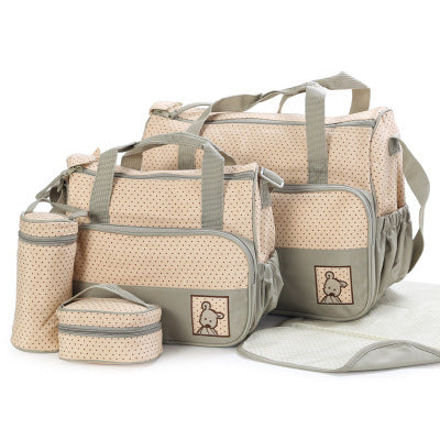 All-in-One Diaper Bag Set for Stylish On-the-Go Moms