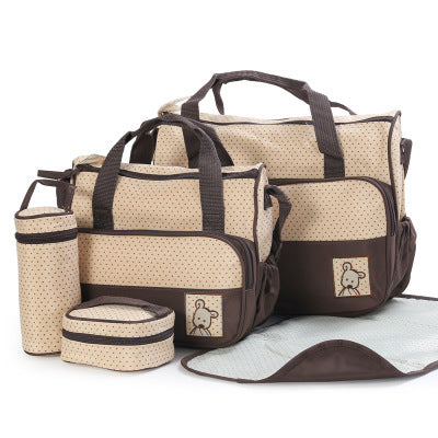 All-in-One Diaper Bag Set for Stylish On-the-Go Moms