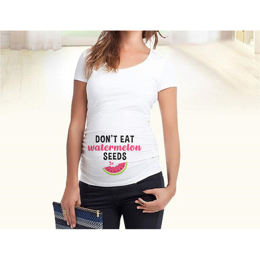 Laugh, Glow & Grow – Fun Maternity T-Shirt