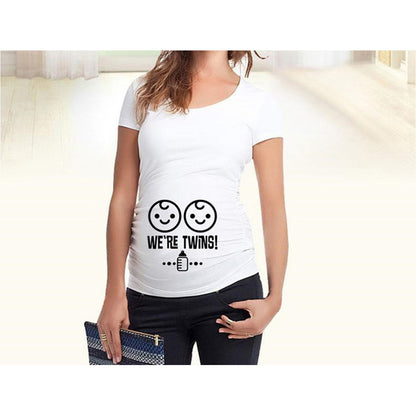 Laugh, Glow & Grow – Fun Maternity T-Shirt