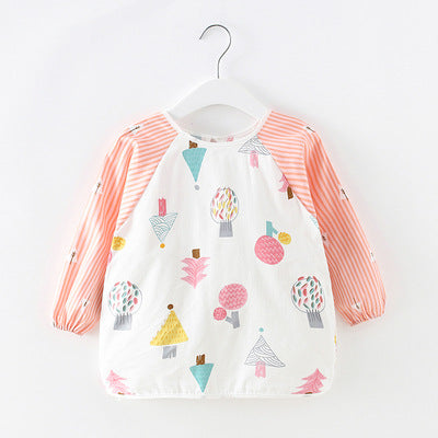 Cotton Baby Eating Pocket Smock, Children's Apron