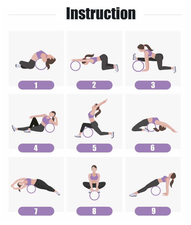 PU yoga Wheel: Posture, Strength and Stretch in One