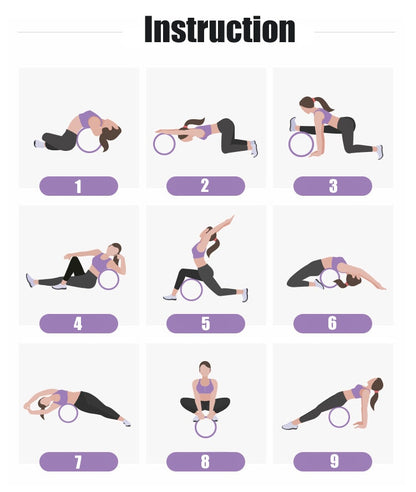 PU yoga Wheel: Posture, Strength and Stretch in One