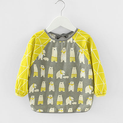 Cotton Baby Eating Pocket Smock, Children's Apron