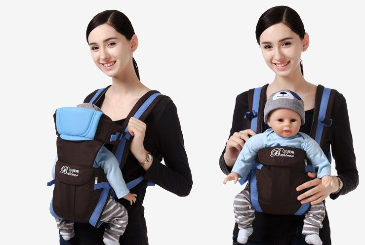 Hands-Free Double-Shoulder Carrier for Mom & Baby Adventures