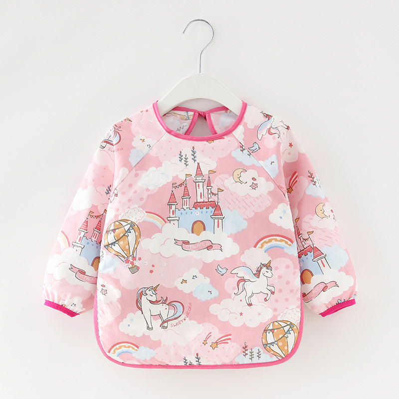 Cotton Baby Eating Pocket Smock, Children's Apron