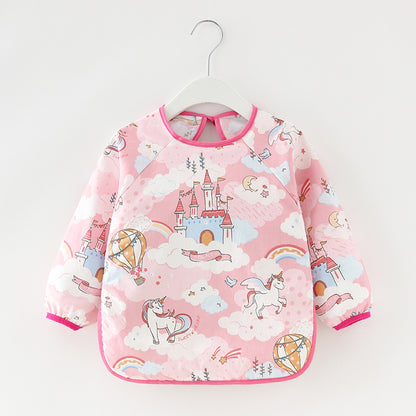 Cotton Baby Eating Pocket Smock, Children's Apron
