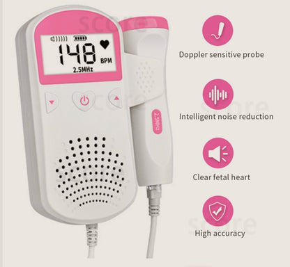 Portable Fetal Heart Rate Monitor for Expecting Moms