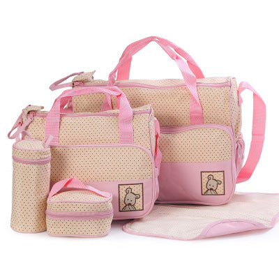 All-in-One Diaper Bag Set for Stylish On-the-Go Moms