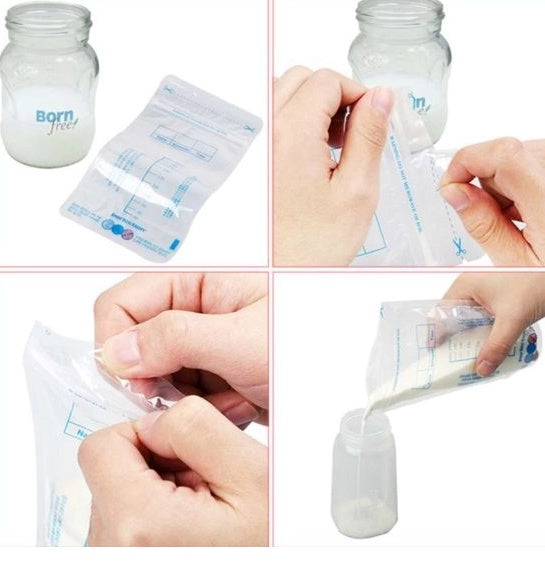 BPA-Free Milk Storage Bags – 30-Count Pack