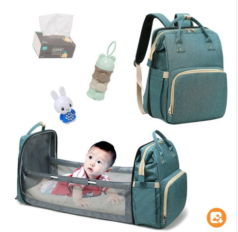 Fold-Out Crib Bag for Travel-Ready Moms