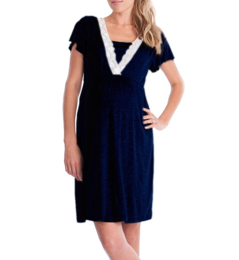Lace Nursing Nightdress