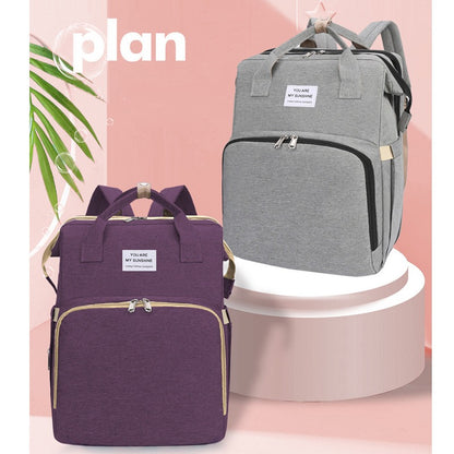 Large-Capacity Diaper Bag Backpack