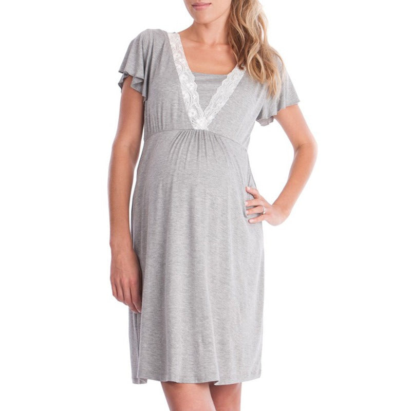 Lace Nursing Nightdress