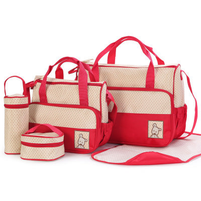 All-in-One Diaper Bag Set for Stylish On-the-Go Moms