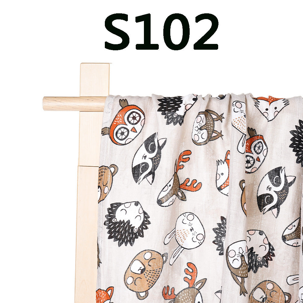 Cotton Muslin Baby Bath Towel