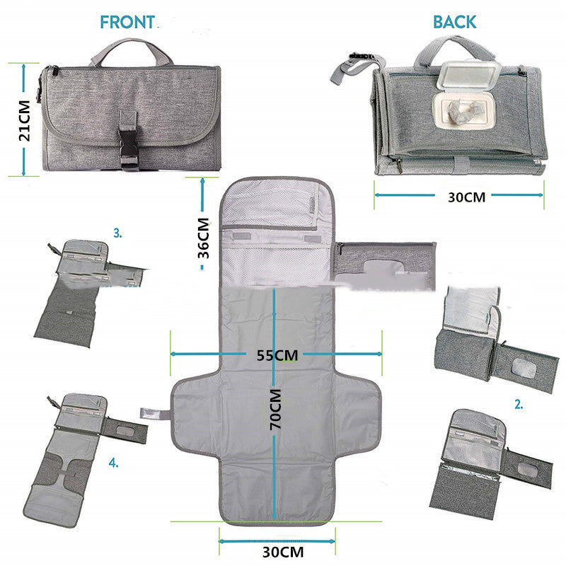 Portable Waterproof Baby Changing Pad