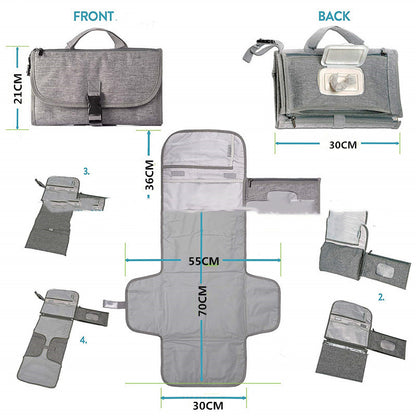 Portable Waterproof Baby Changing Pad