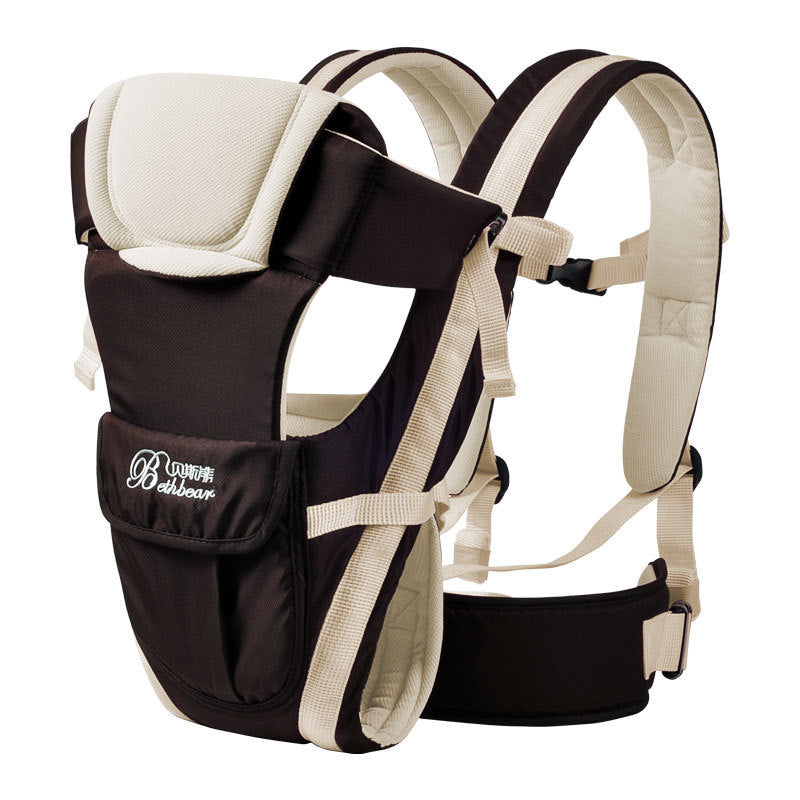 Hands-Free Double-Shoulder Carrier for Mom & Baby Adventures