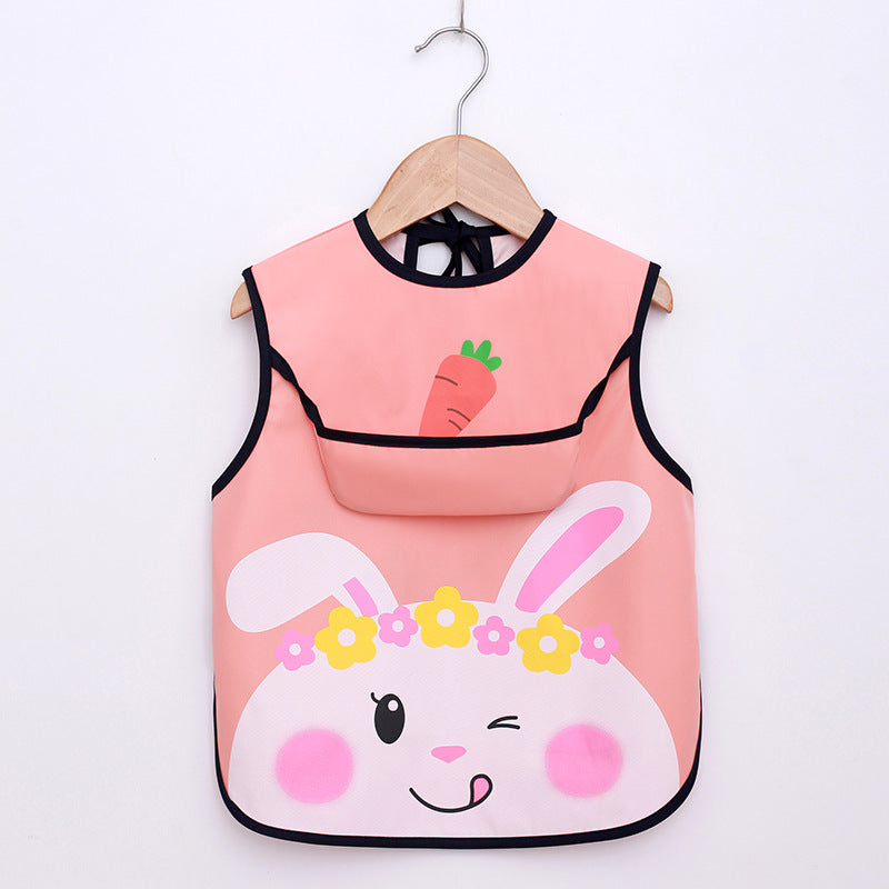Summer Thin Baby Waterproof Eating Overalls