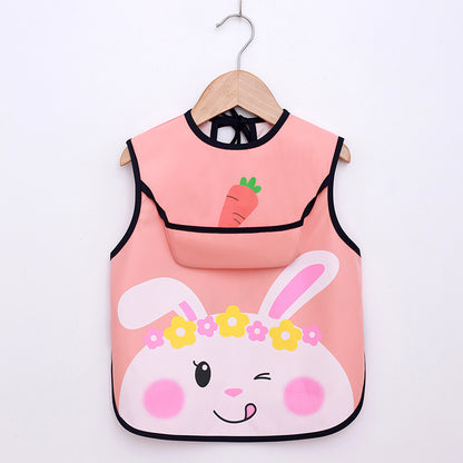Summer Thin Baby Waterproof Eating Overalls