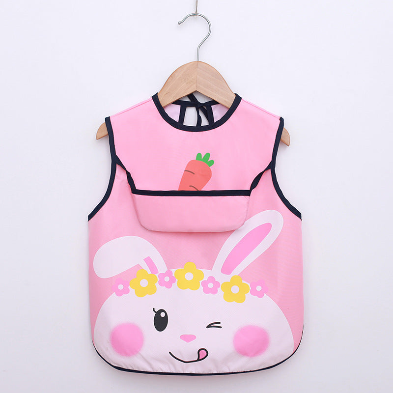 Summer Thin Baby Waterproof Eating Overalls