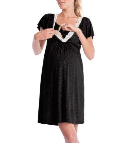 Lace Nursing Nightdress