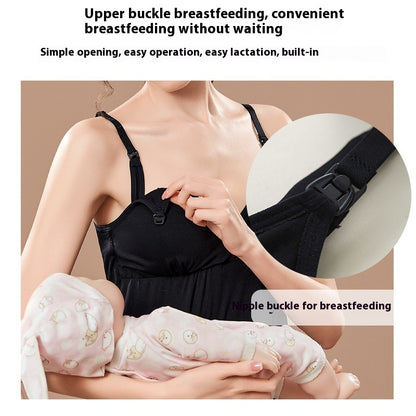 Comfy Nursing Bra with Easy Access for Moms