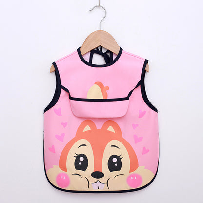 Summer Thin Baby Waterproof Eating Overalls
